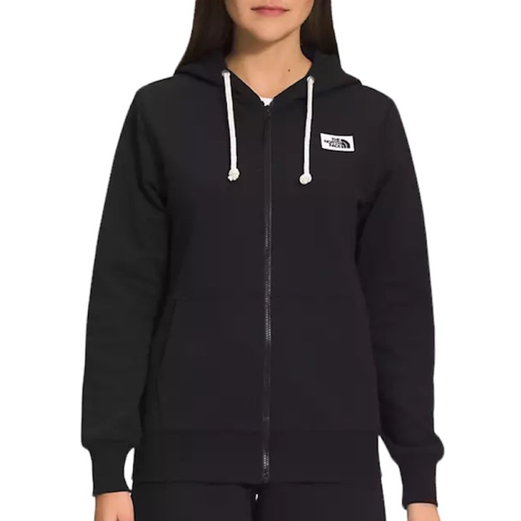 The North Face Women’s Heritage Patch Full Zip Black Hoodie - Picture 8 of 8